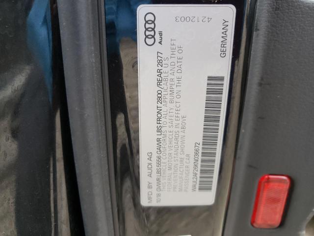 WAUL2AF26KN036672 Audi A6 Premium Plus