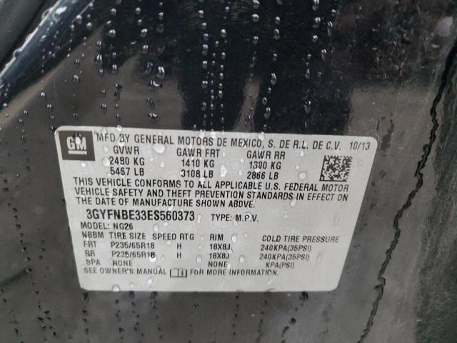 3GYFNBE33ES560373 Cadillac Srx Luxury Collection