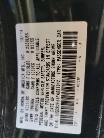 1HGCR2F84FA051842 Honda ACCORD EXL