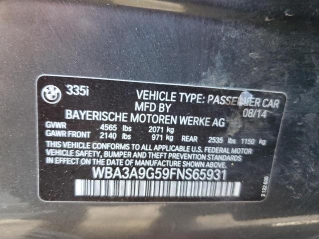 WBA3A9G59FNS65931 BMW 335 I