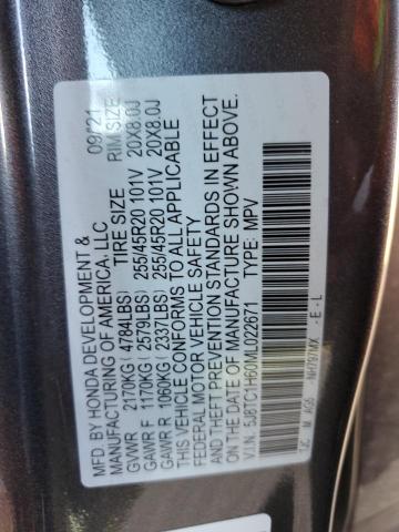 5J8TC1H60ML022671 Acura Rdx A-spec
