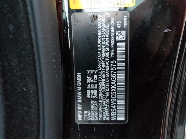 WBS4Y9C5XKAG67575 BMW M4
