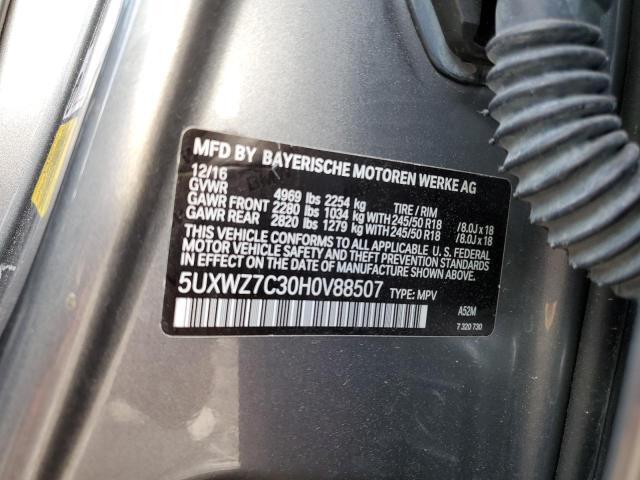 5UXWZ7C30H0V88507 BMW X3 Sdrive28i
