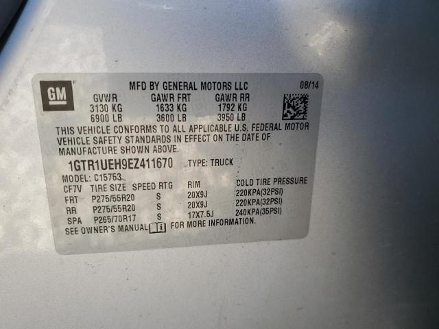 1GTR1UEH9EZ411670 GMC Sierra C1500 Sle
