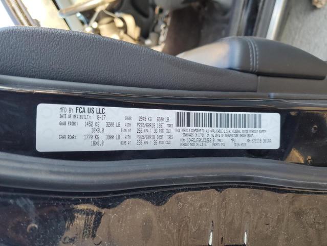 1C4RDJFGXJC126310 Dodge Durango Ssv
