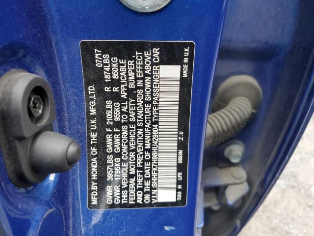 SHHFK7H98HU429804 Honda Civic Sport Touring