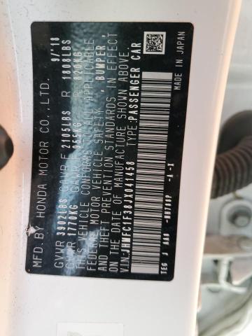 JHMFC1F38JX041458 Honda CIVIC EX