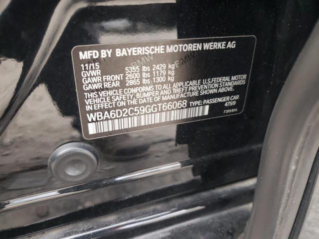 WBA6D2C59GGT66068 BMW 640 Xi Gran Coupe