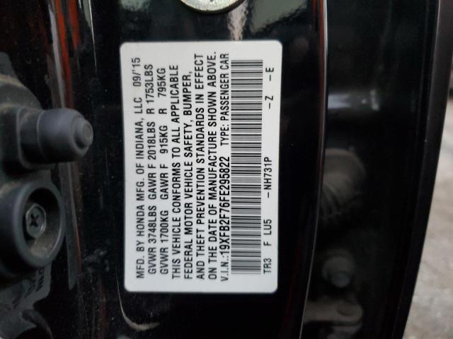 19XFB2F76FE295822 Honda CIVIC SE