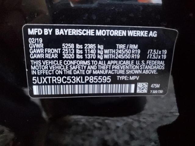 5UXTR9C53KLP85595 BMW X3 Xdrive30i