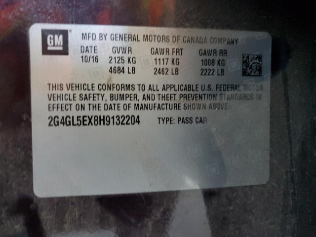 2G4GL5EX8H9132204 Buick Regal Sport Touring