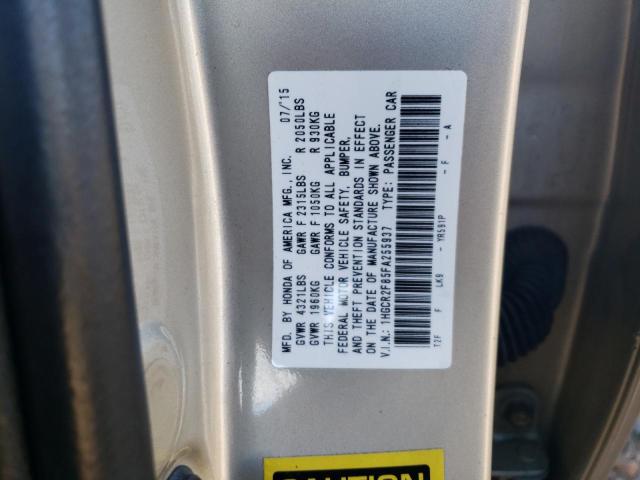 1HGCR2F85FA255937 Honda ACCORD EXL
