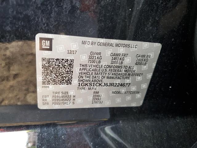 1GKS1CKJ6JR224677 GMC YUKON DENALI