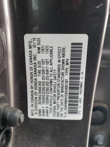 2HKRM4H5XGH681591 Honda CR-V EX