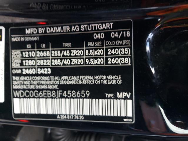 WDC0G6EB8JF458659 Mercedes-Benz Glc 43 4matic Amg