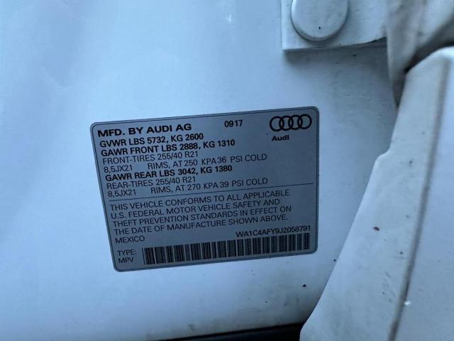 WA1C4AFY9J2058791 Audi Sq5 Prestige