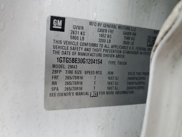 1GTG5BE30G1204154 GMC Canyon