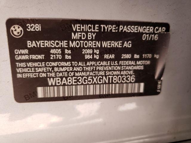 WBA8E3G5XGNT80336 BMW 328 Xi Sulev