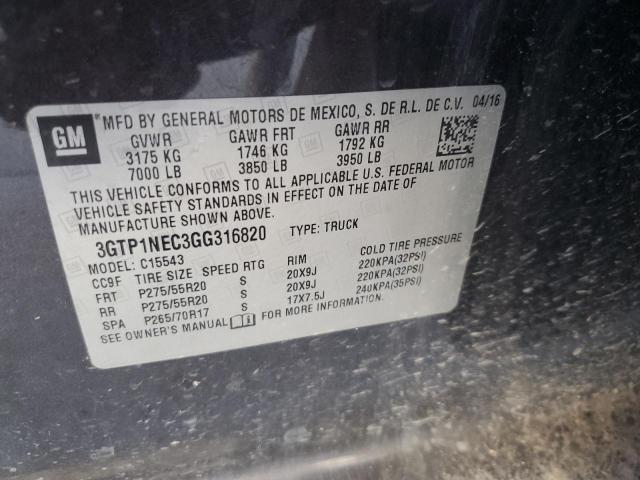 3GTP1NEC3GG316820 GMC Sierra C1500 Slt