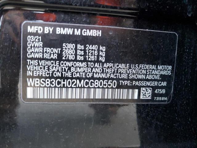 WBS83CH02MCG80550 BMW M5