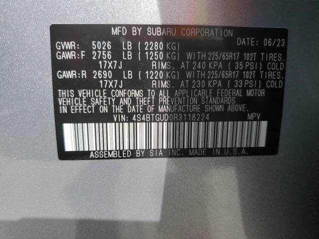 4S4BTGUD0R3118224 Subaru Outback Wilderness