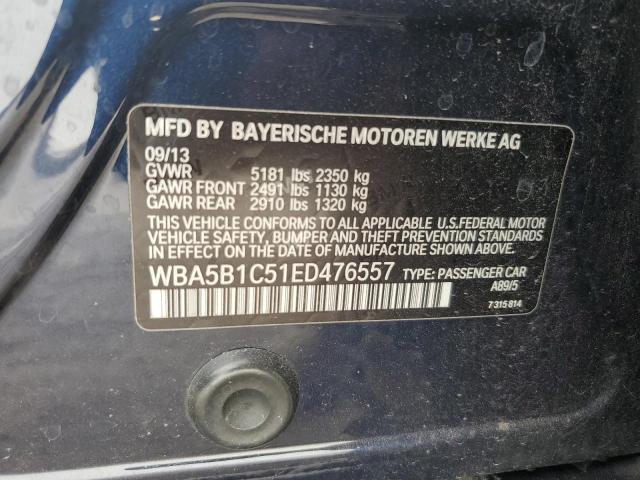 WBA5B1C51ED476557 BMW 535 I