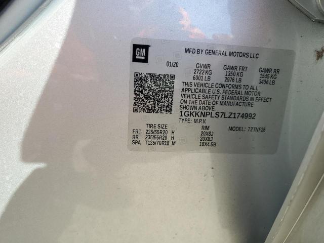 1GKKNPLS7LZ174992 GMC Acadia Denali