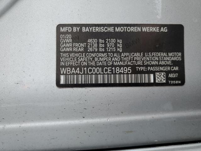 WBA4J1C00LCE18495 BMW 430i Gran Coupe
