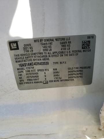 1GKS1AKC4GR403539 GMC YUKON SLE