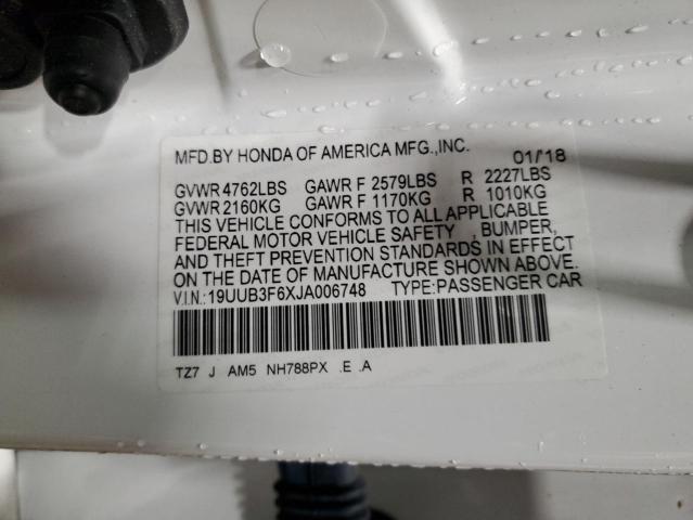 19UUB3F6XJA006748 Acura Tlx Tech+a