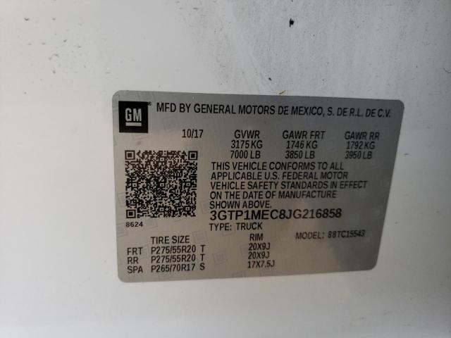 3GTP1MEC8JG216858 GMC Sierra C1500 Sle