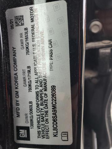 KL8CD6SA9MC226089 Chevrolet SPARK 1LT