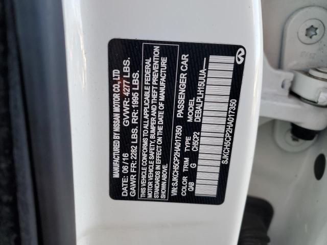 SJKCH5CP2HA017350 Infiniti QX30 BASE
