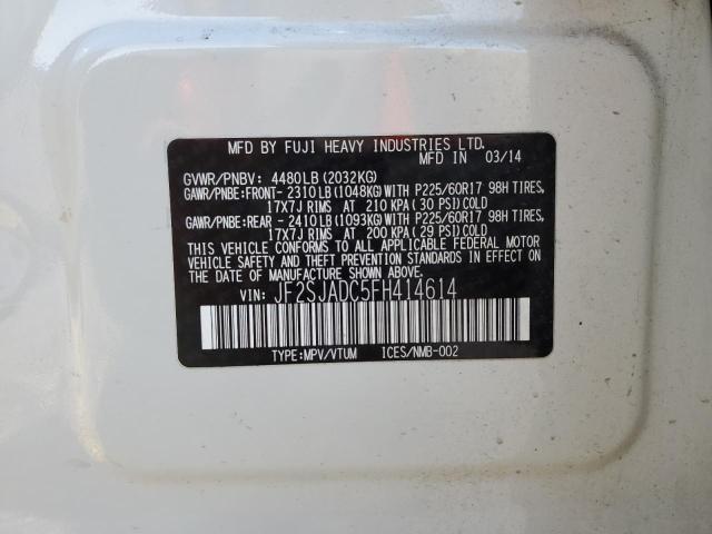 JF2SJADC5FH414614 Subaru Forester 2.5i Premium