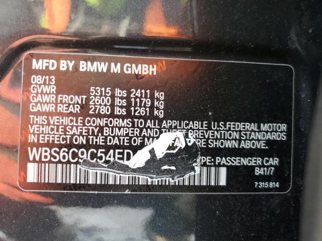 WBS6C9C54ED466827 BMW M6 Gran Coupe