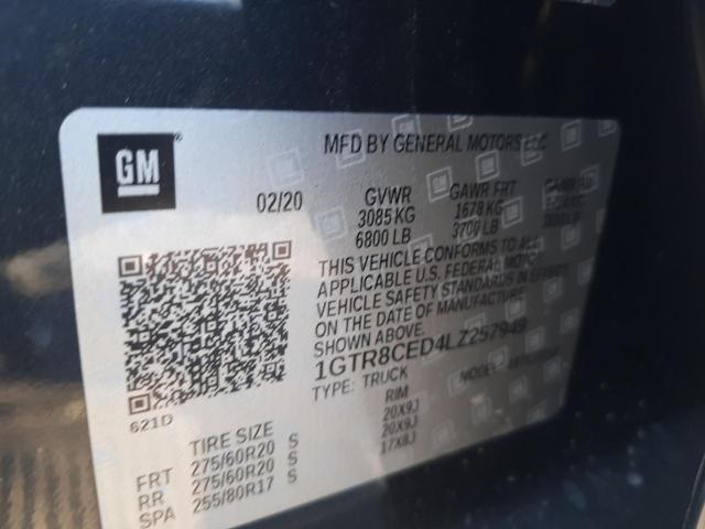 1GTR8CED4LZ257949 GMC Sierra C1500 Elevation
