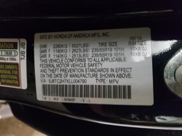 5J8TC2H7XLL004790 Acura Rdx Advance