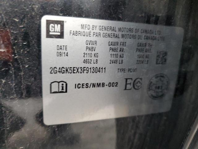 2G4GK5EX3F9130411 Buick Regal
