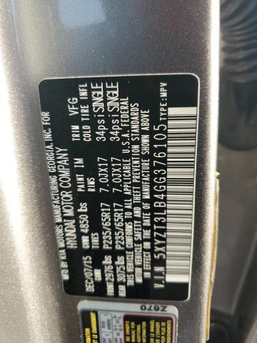5XYZT3LB4GG376105 Hyundai SANTA FE SPORT