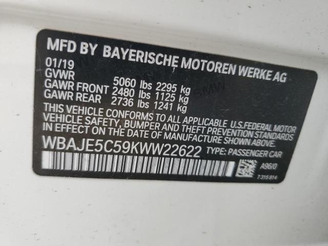 WBAJE5C59KWW22622 BMW 540 I