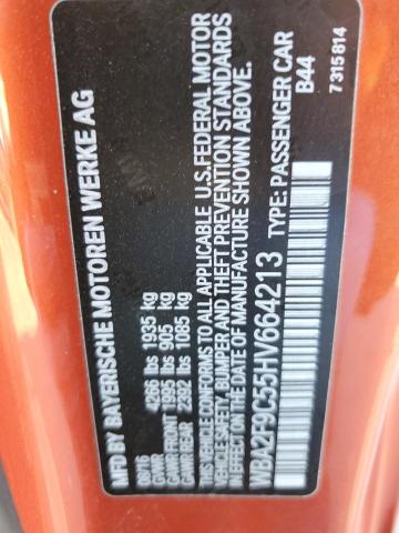 WBA2F9C55HV664213 BMW 230I