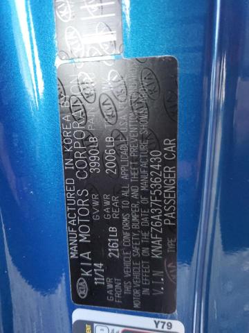 KNAFZ6A37F5362430 KIA FORTE SX