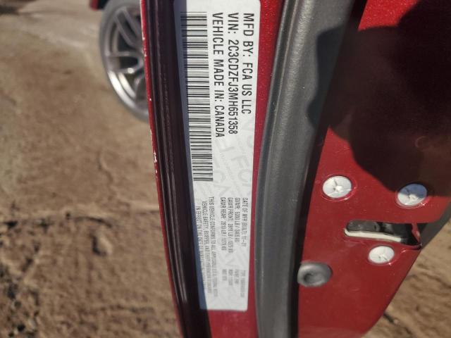 2C3CDZFJ3MH651358 Dodge Challenger R/t Scat Pack