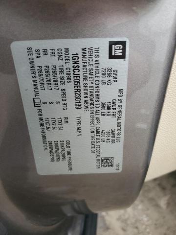 1GNSCJE05ER230139 Chevrolet Suburban C1500 Lt