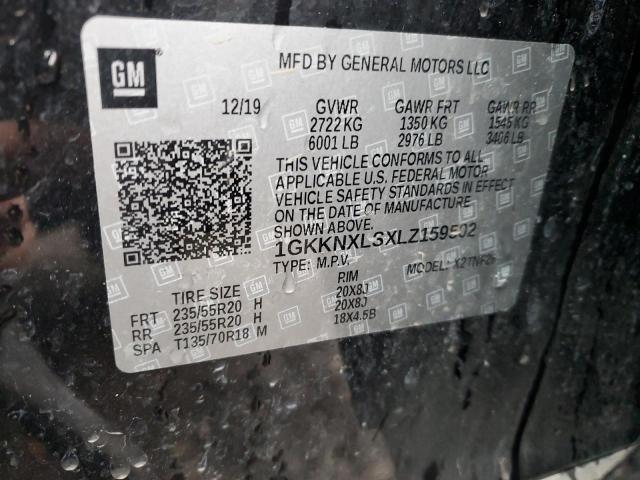 1GKKNXLSXLZ159502 GMC Acadia Denali