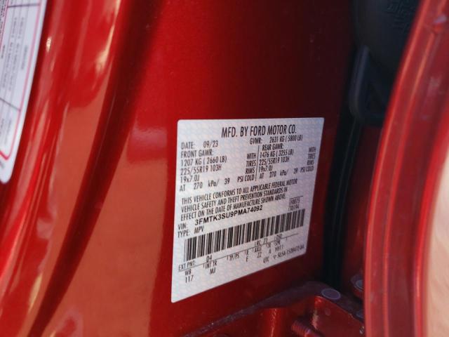 3FMTK3SU9PMA74092 Ford Mustang Mach-e Premium