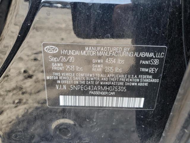 5NPEG4JA9MH075305 Hyundai SONATA SE