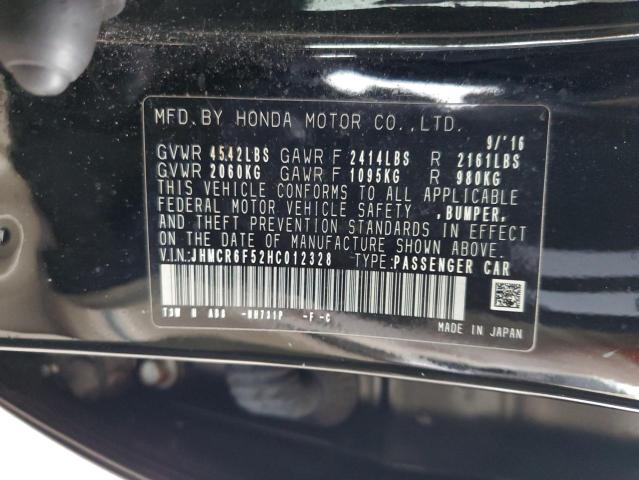 JHMCR6F52HC012328 Honda Accord Hybrid Exl