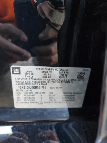 1GKS1CKJ4GR301734 GMC YUKON DENALI
