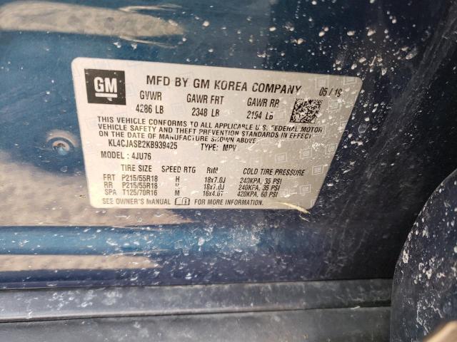 KL4CJASB2KB939425 Buick Encore Preferred